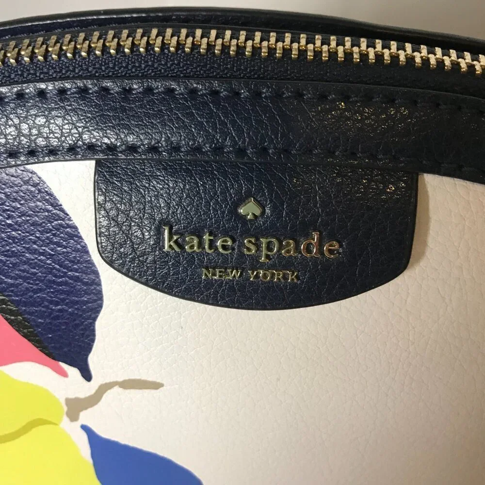 NEW Kate Spade Sylvia Lemon Zest Large Dome Crossbody & Passport holder to match - Picture 3 of 16
